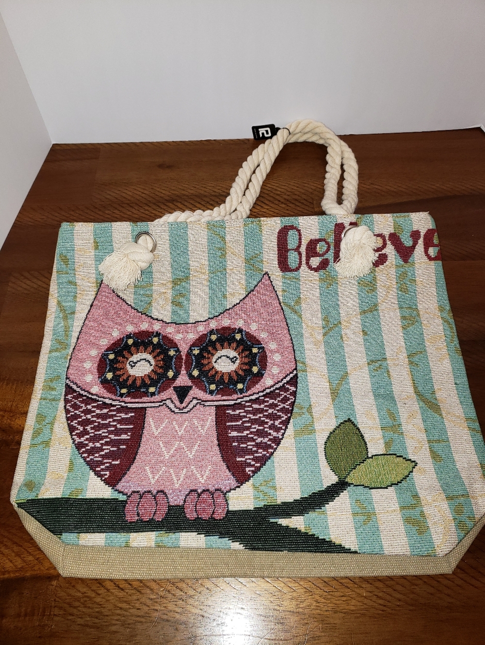 NWT Owl Tote Bag